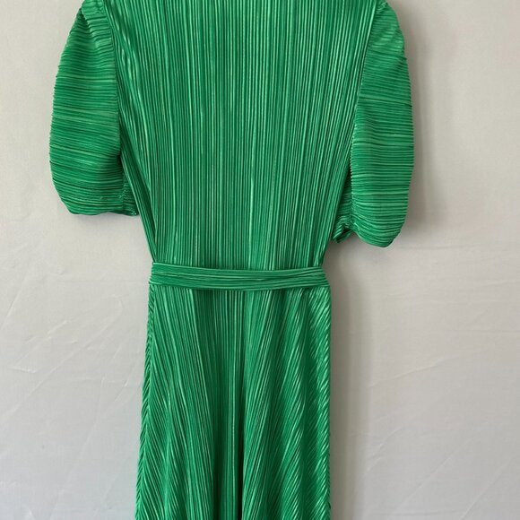 DKNY Green Plissé Dress - Picture 2 of 4